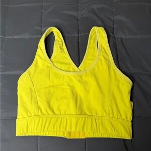 Yellow Sports Bra